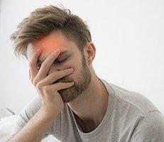 Fatigued man
